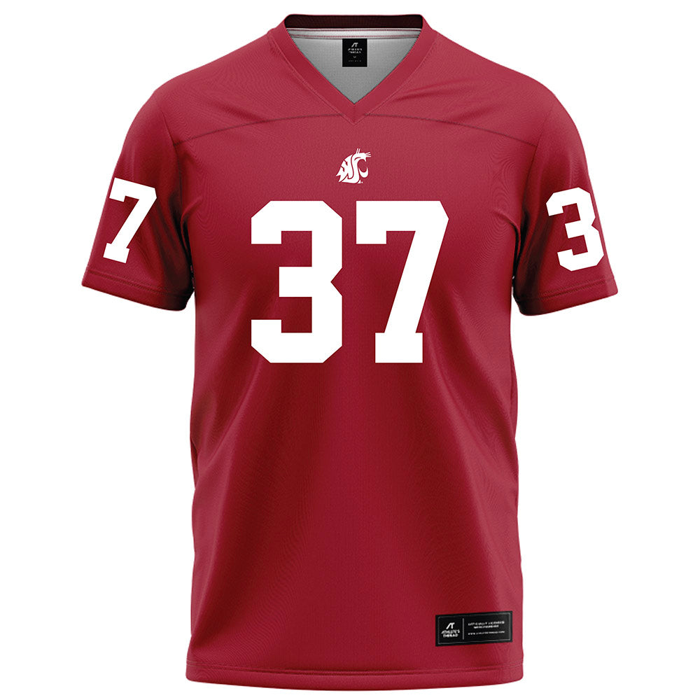 WSU - NCAA Football : Gaylon McNeal - Red Football Jersey-0