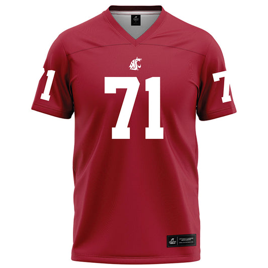 WSU - NCAA Football : Ashton Tripp - Red Football Jersey-0