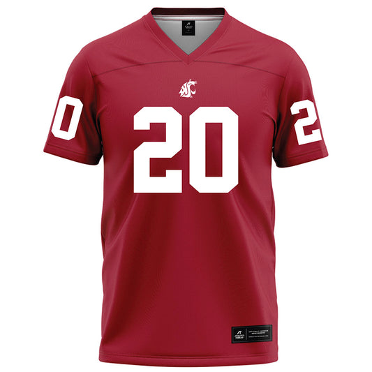 WSU - NCAA Football : Gaylon McNeal - Red Football Jersey-0