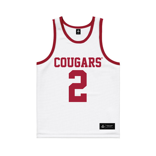 WSU - NCAA Men's Basketball : Eemeli Yalaho - White Basketball Jersey-0