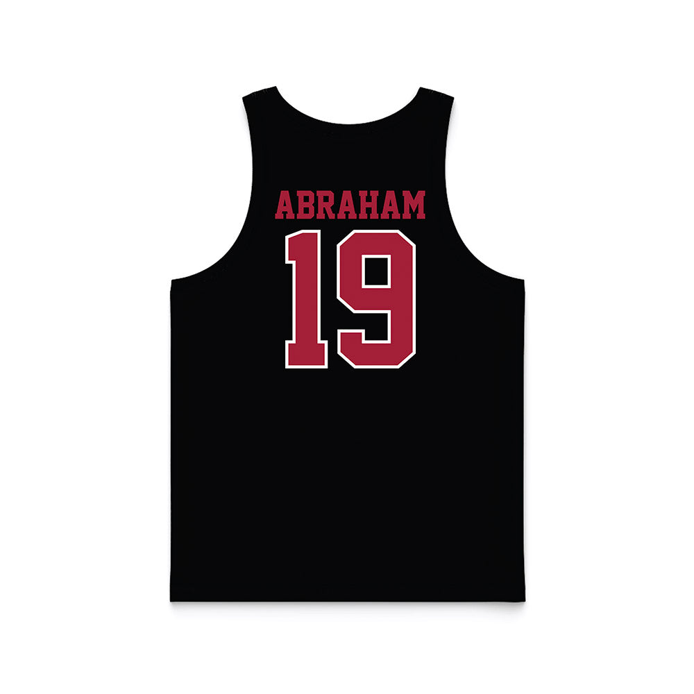 WSU - NCAA Women's Basketball : Charlotte Abraham - Black Basketball Jersey-1