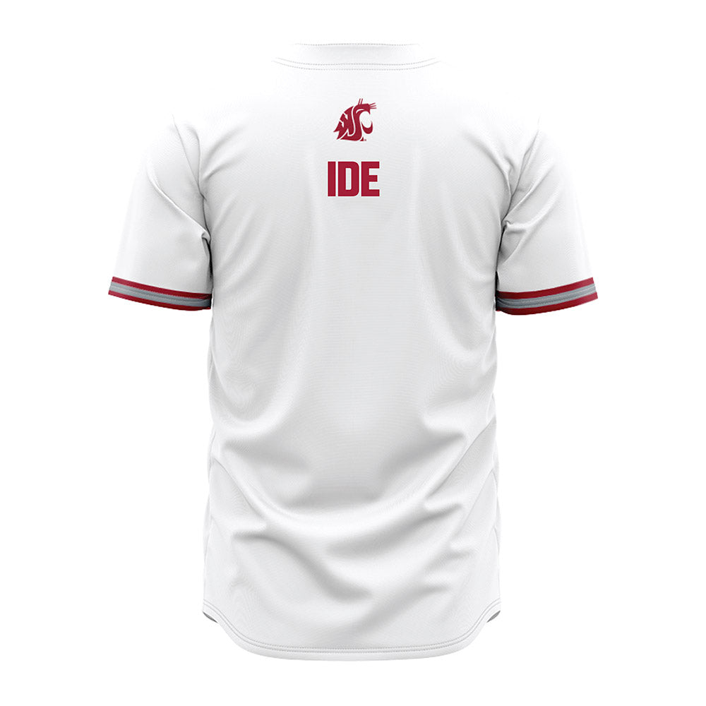 WSU - NCAA Baseball : Cole Ide - White Jersey-1