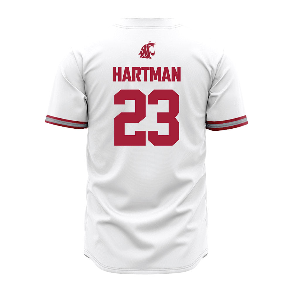 WSU - NCAA Baseball : Max Hartman - White Jersey-1