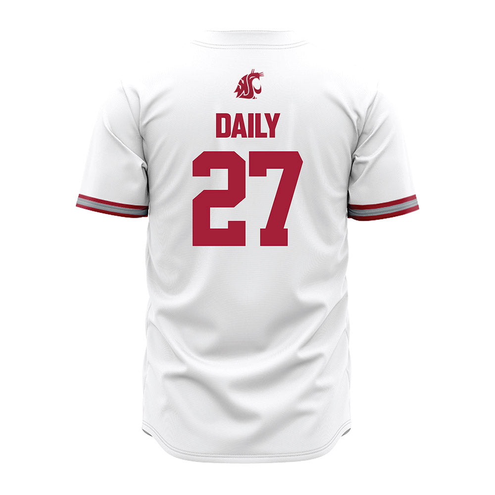 WSU - NCAA Baseball : Lleyton Daily - White Jersey-1