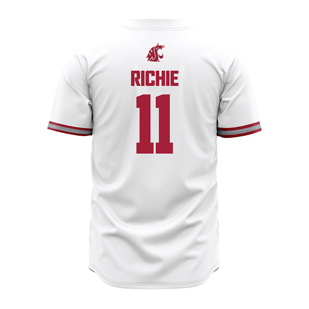 WSU - NCAA Baseball : August Richie - White Jersey-1