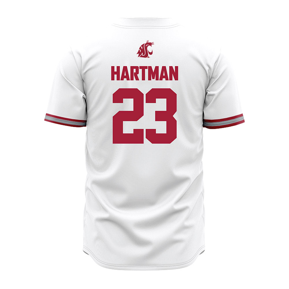 WSU - NCAA Baseball : Max Hartman - White Jersey-1