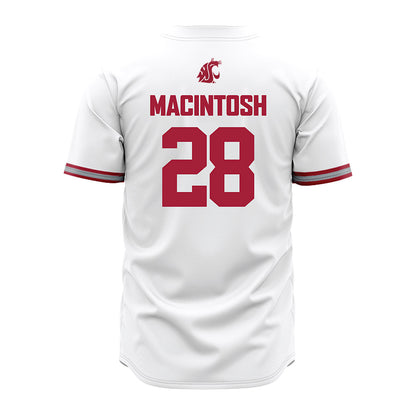 WSU - NCAA Baseball : Jack MacIntosh - White Jersey-1