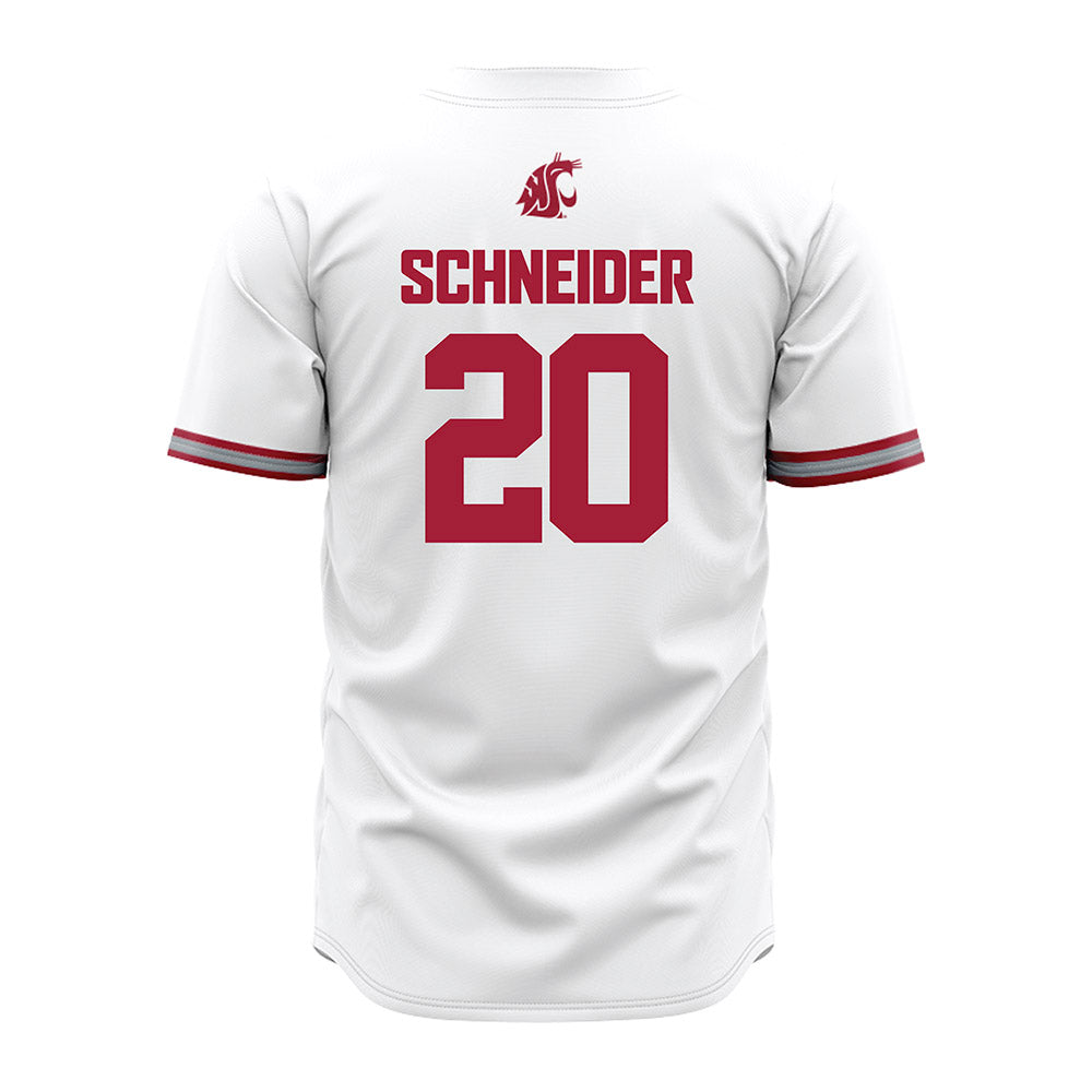 WSU - NCAA Baseball : Gabe Schneider - White Jersey-1