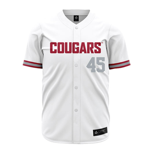WSU - NCAA Baseball : Austin Sheldon - White Jersey-0