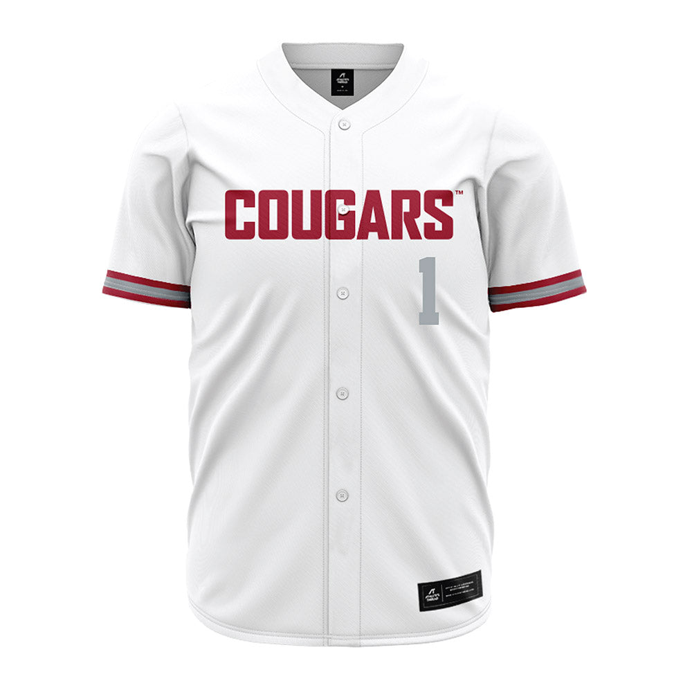 WSU - NCAA Baseball : Gage Reeser - White Jersey-0