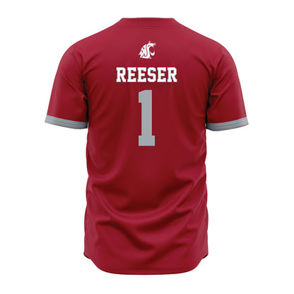 WSU - NCAA Baseball : Gage Reeser - Red Jersey-1