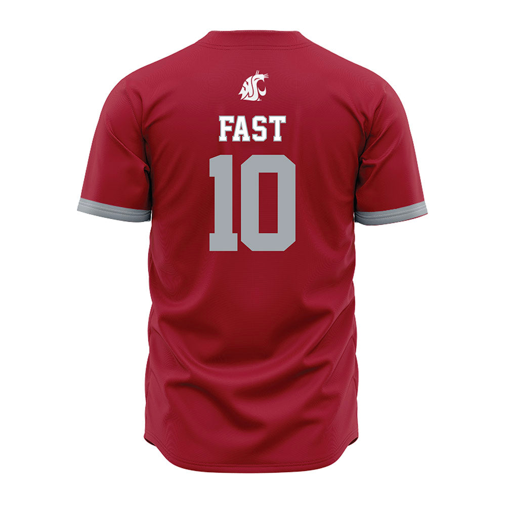 WSU - NCAA Baseball : Taber Fast - Red Jersey-1