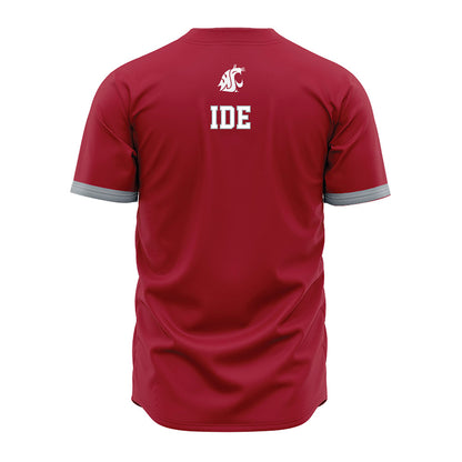 WSU - NCAA Baseball : Cole Ide - Red Jersey-1