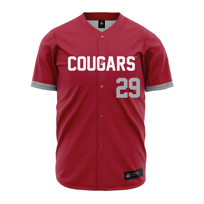 WSU - NCAA Baseball : Jacob Robinson - Red Jersey-0