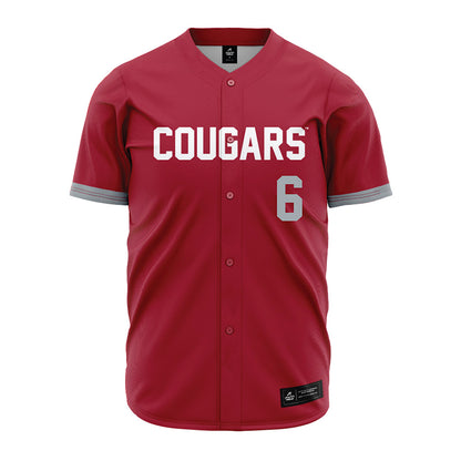 WSU - NCAA Baseball : Gavin Roy - Red Jersey-0