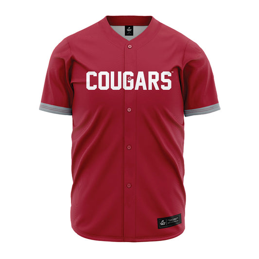 WSU - NCAA Baseball : Harvey Lieberman - Red Jersey-0