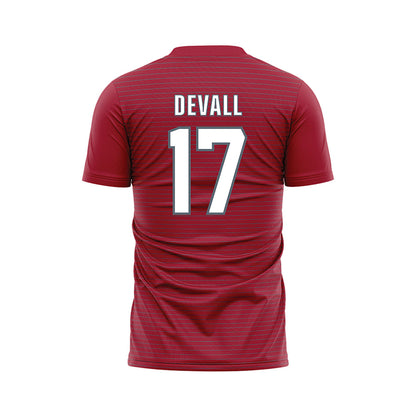 WSU - NCAA Women's Soccer : Meg Devall - Red Soccer Jersey-1