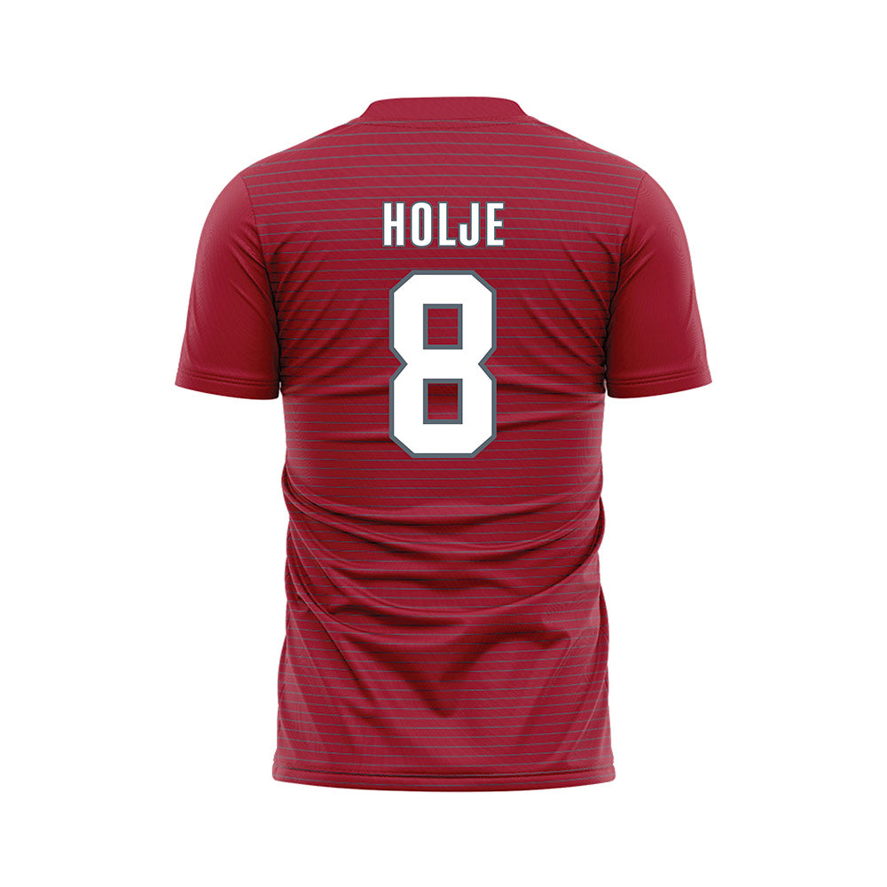 WSU - NCAA Women's Soccer : Calli Holje - Red Soccer Jersey-1