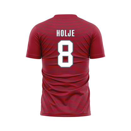 WSU - NCAA Women's Soccer : Calli Holje - Red Soccer Jersey-1