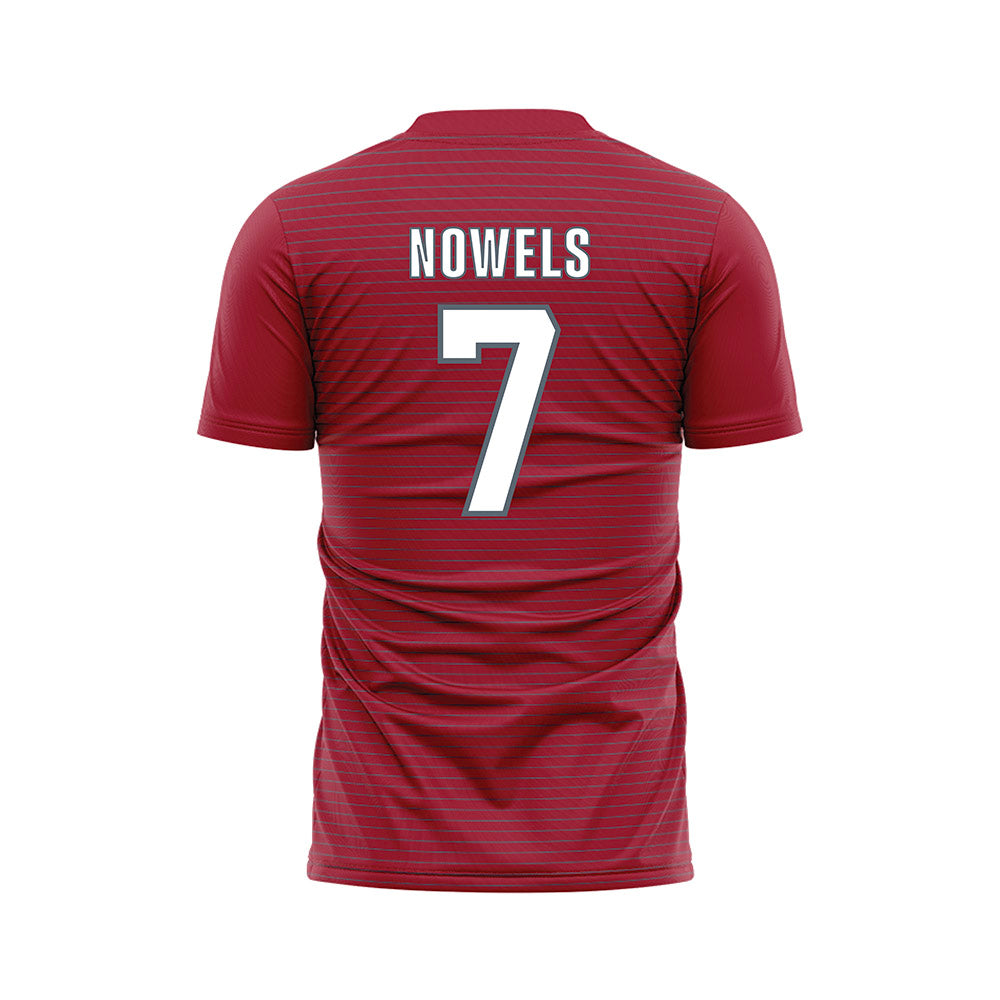 WSU - NCAA Women's Soccer : Taylie Nowels - Red Soccer Jersey-1