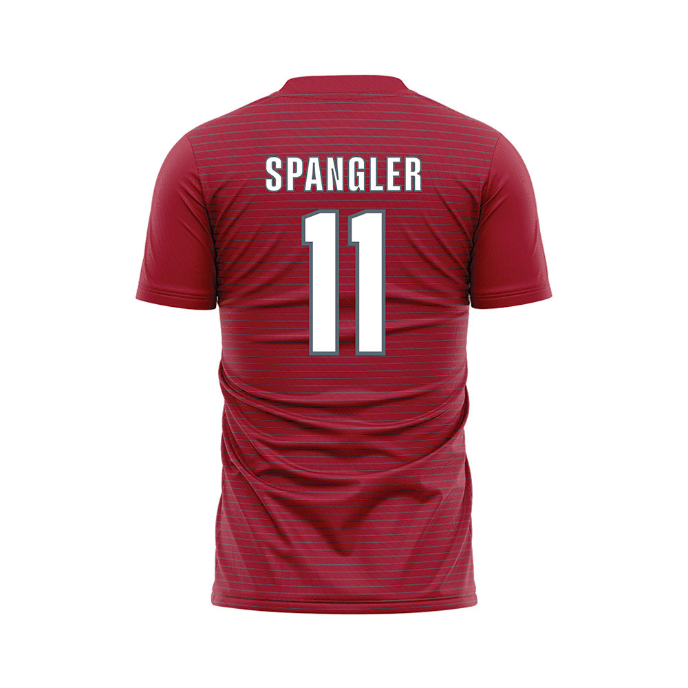 WSU - NCAA Women's Soccer : Kate Spangler - Red Soccer Jersey-1