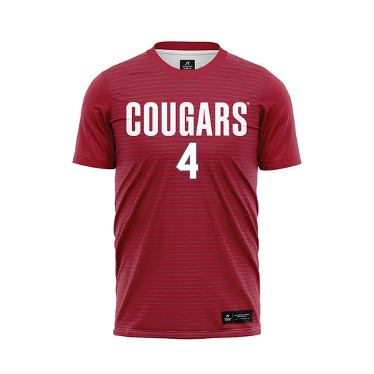 WSU - NCAA Women's Soccer : Delanie Corcoran - Red Soccer Jersey-0