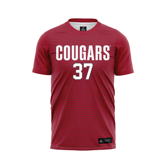 WSU - NCAA Women's Soccer : Delaney Hawkins - Red Soccer Jersey-0