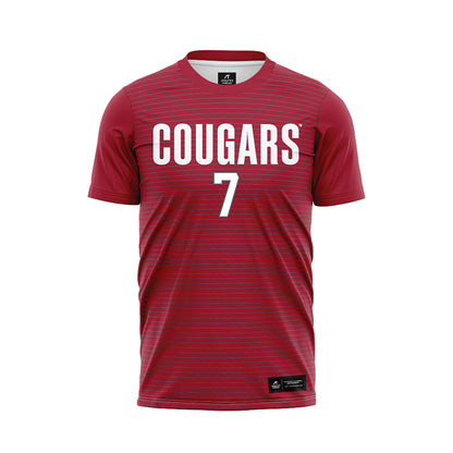 WSU - NCAA Women's Soccer : Taylie Nowels - Red Soccer Jersey-0