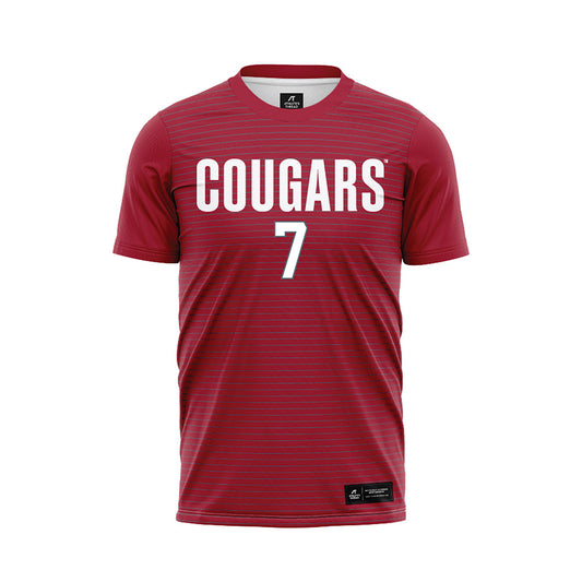 WSU - NCAA Women's Soccer : Taylie Nowels - Red Soccer Jersey-0