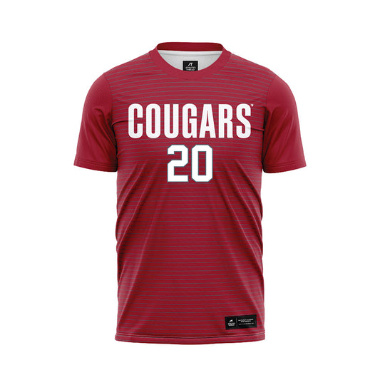 WSU - NCAA Women's Soccer : Aaya McLyn - Red Soccer Jersey-0