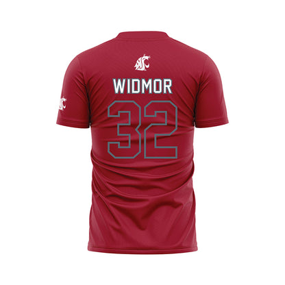 WSU - NCAA Women's Soccer : Emma Widmor - Red Soccer Jersey-1