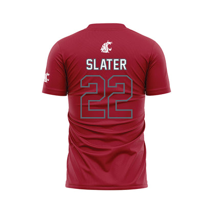 WSU - NCAA Women's Soccer : Maycen Slater - Red Soccer Jersey-1