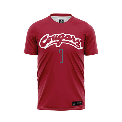 WSU - NCAA Women's Soccer : KEARA FITZGERALD - Red Soccer Jersey-0