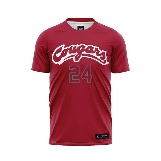 WSU - NCAA Women's Soccer : Rhen Ericson - Red Soccer Jersey-0