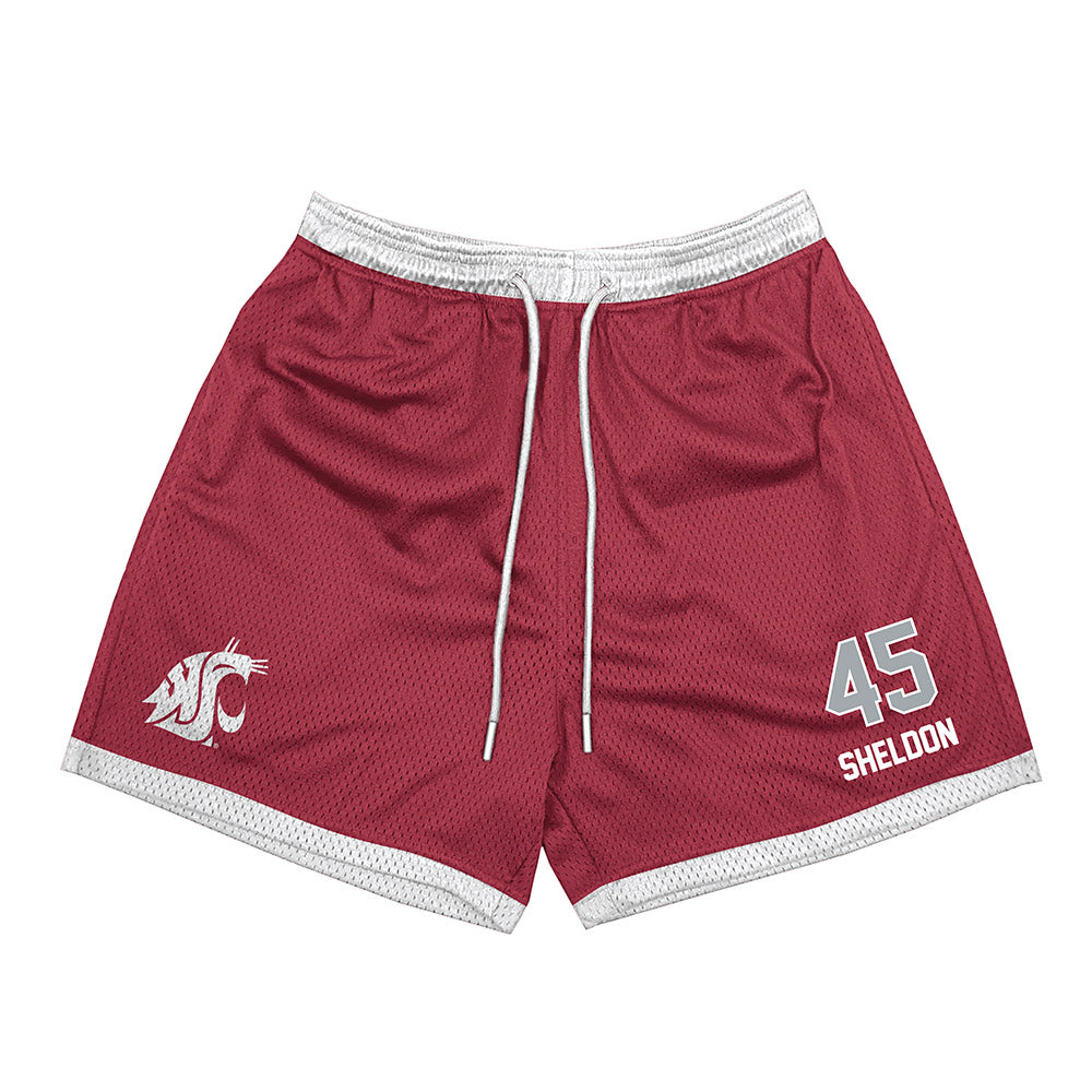WSU - NCAA Baseball : Austin Sheldon - Shorts-0
