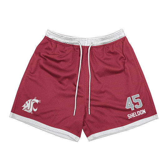 WSU - NCAA Baseball : Austin Sheldon - Shorts-0