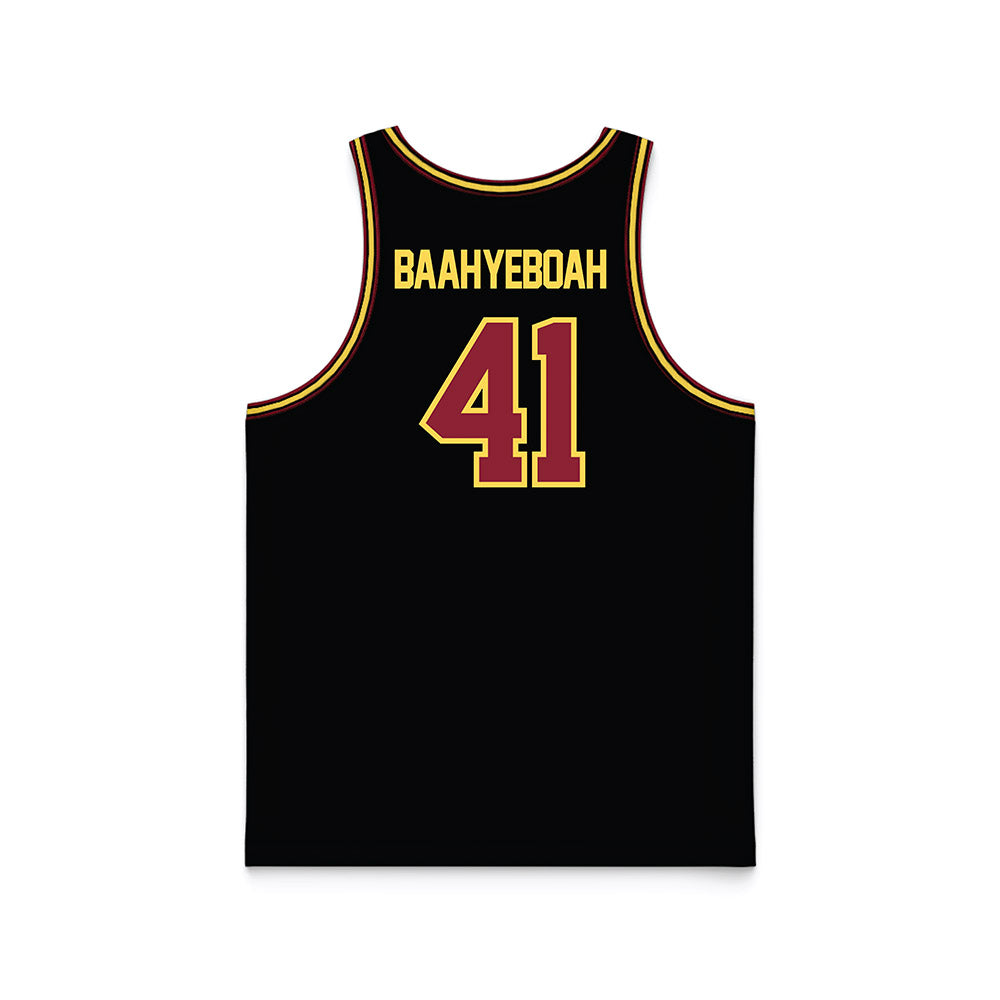 NSU - NCAA Men's Basketball : Marley Baah-Yeboah - Black Basketball Jersey