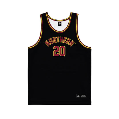 NSU - NCAA Men's Basketball : Marley Baah-Yeboah - Black Basketball Jersey-0