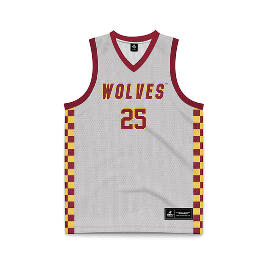 NSU - NCAA Men's Basketball : Parker Lemer - Grey Basketball Jersey