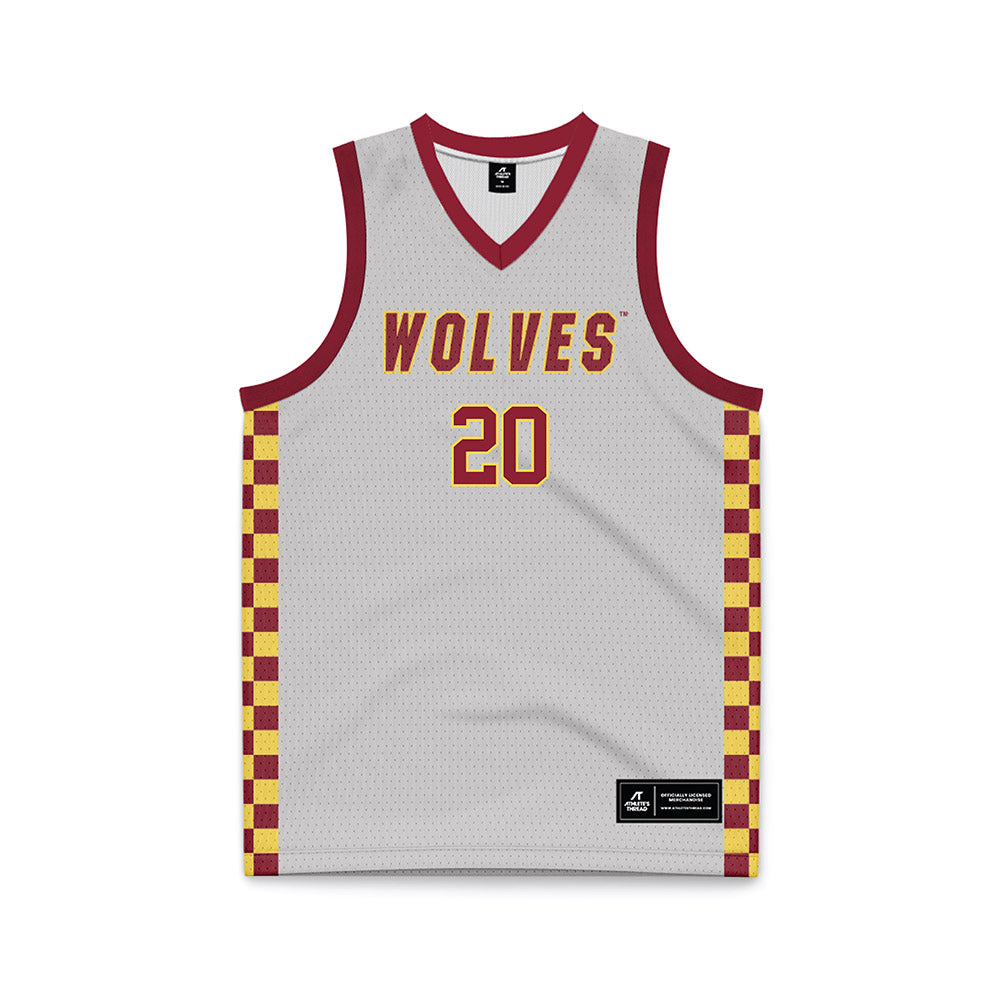 NSU - NCAA Men's Basketball : Marley Baah-Yeboah - Grey Basketball Jersey-0