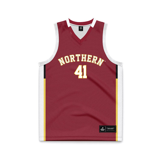 NSU - NCAA Men's Basketball : Marley Baah-Yeboah - Maroon Basketball Jersey