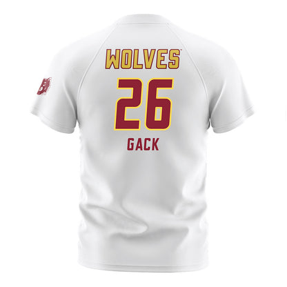 NSU - NCAA Women's Soccer : Kennedi Gack - Grey Soccer Jersey-1