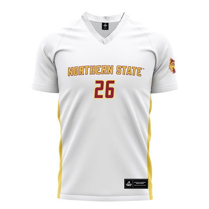 NSU - NCAA Women's Soccer : Kennedi Gack - Grey Soccer Jersey-0