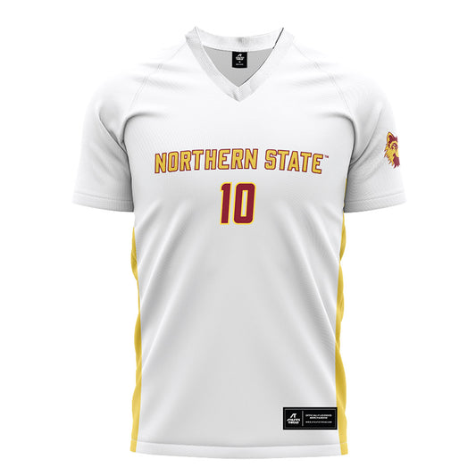 NSU - NCAA Women's Soccer : Deshani Peters - Grey Soccer Jersey-0