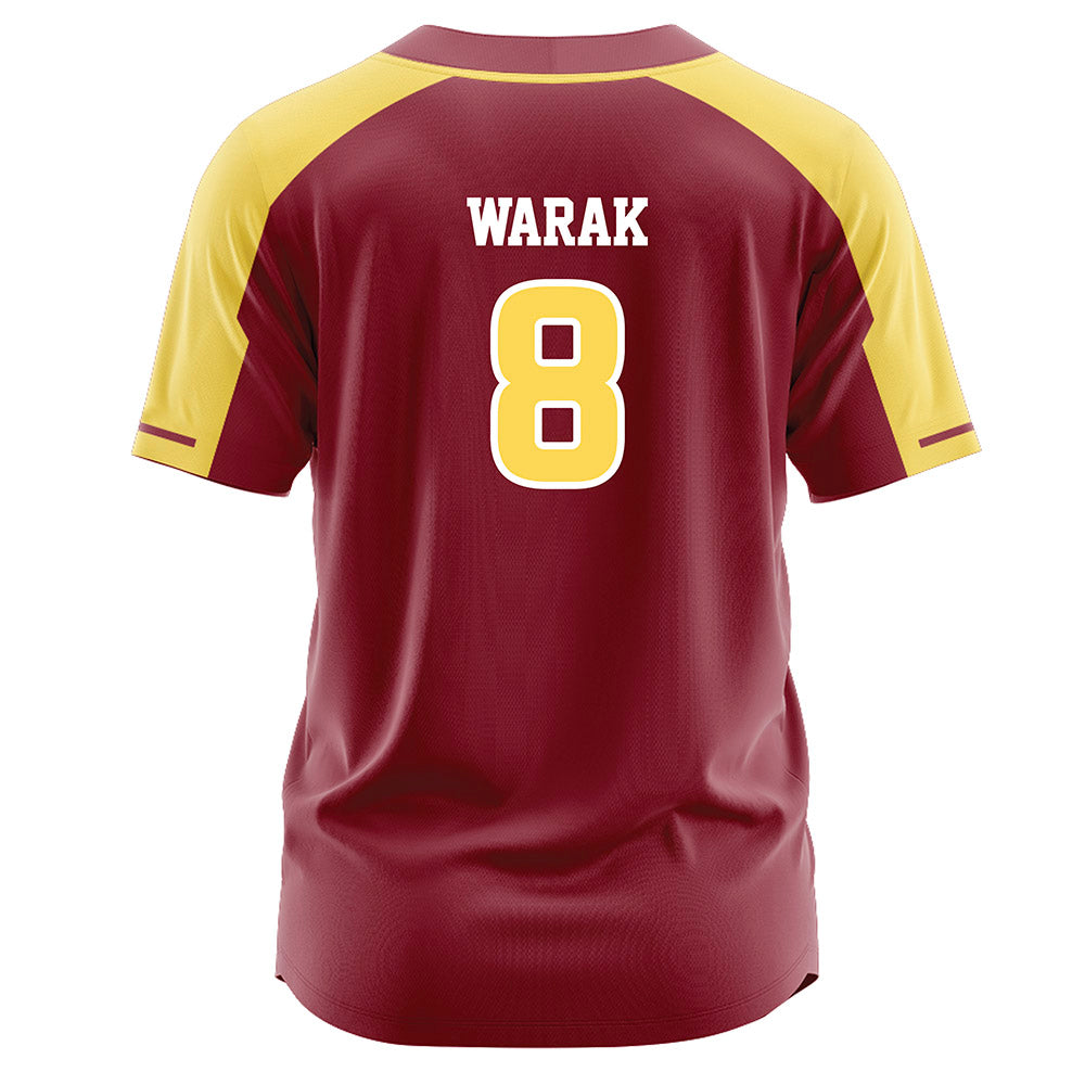 NSU - NCAA Softball : Shayla Warak - Maroon Jersey-1