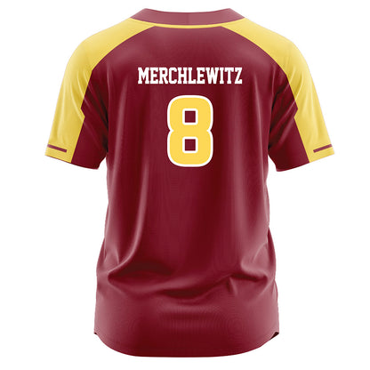 NSU - NCAA Softball : Morgan Merchlewitz - Maroon Jersey-1