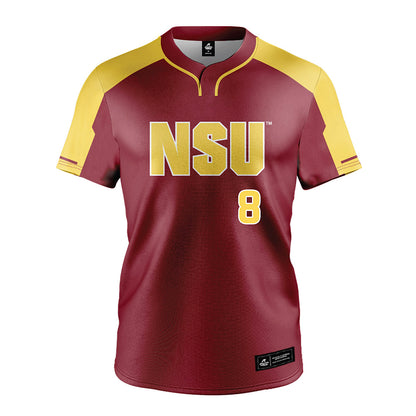 NSU - NCAA Softball : Shayla Warak - Maroon Jersey-0