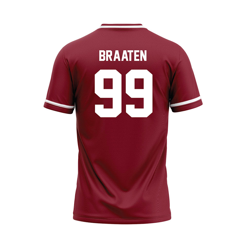 NSU - NCAA Softball : Emily Braaten - Maroon Jersey-1