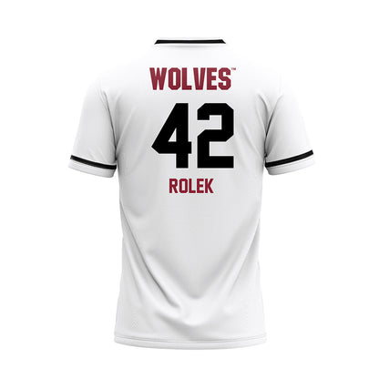 NSU - NCAA Softball : Grace Rolek - White Jersey-1