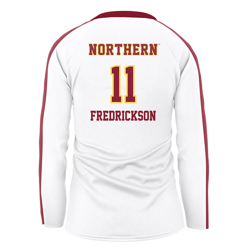 NSU - NCAA Women's Volleyball : Logan Fredrickson - White Volleyball Jersey-1